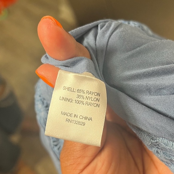 NWT Tularosa Monica dress, size S, Slate Blue, Boho Dress CB45 - Picture 5 of 8